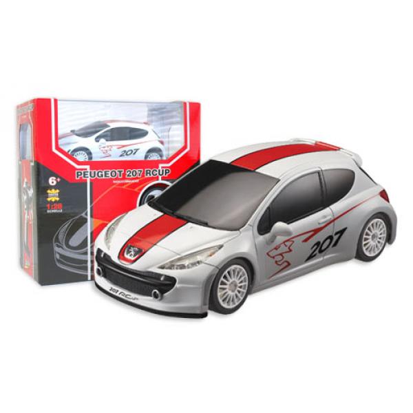 PEUGEOT 207 Rcup blanc 1/28 Race Tin - MCO-42LC296690-9