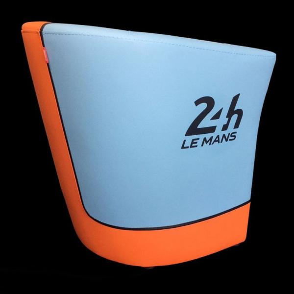 Fauteuil Cabriolet 24h Le Mans Racing Team Bleu - Orange - 94900196