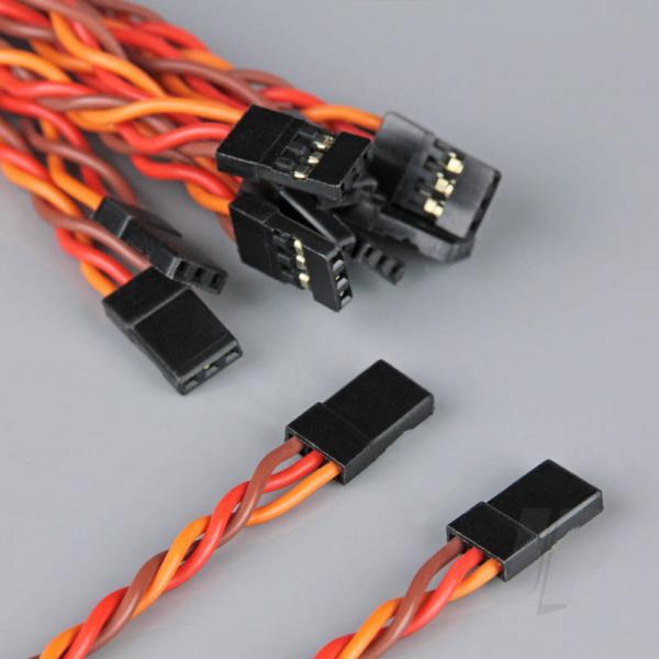 Cable JR HD Torsade Male to Male 100mm (6 pcs) - RDNAC010248