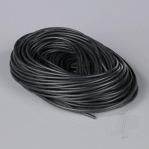 Cable Silicone 16AWG (1.29mm diam - 1.31mm2 sect) - 30m Noir (rouleau) - RDNAC010138