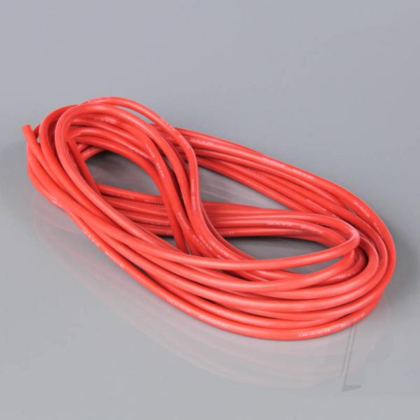 Cable Silicone 12AWG (2.05mm diam - 3.31mm2 sect) 680 Strand - 7.5m Rouge (rouleau) - RDNAC010133