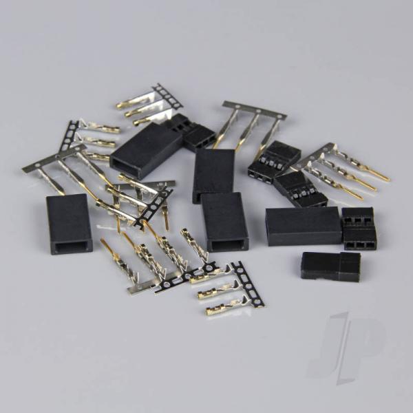 Hitec / JR Connecteurs (M/F) with Gold Pins (5pcs) - RDNAC010083