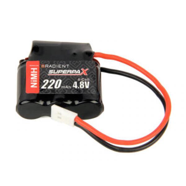 NiMH 4.8V 220mAh 1-2AAA Flat 3-1, Micro Trekker, MIC - RDNA0348