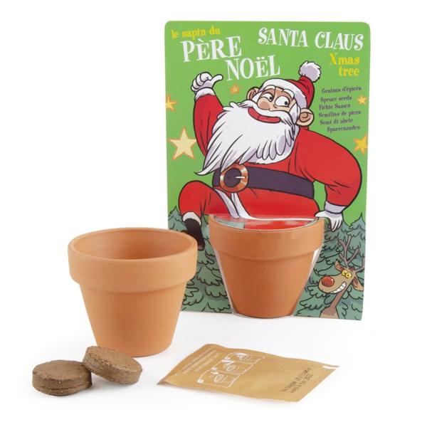 Santa Claus kit and his spruce tree to sow - RadisetCapucine-34124