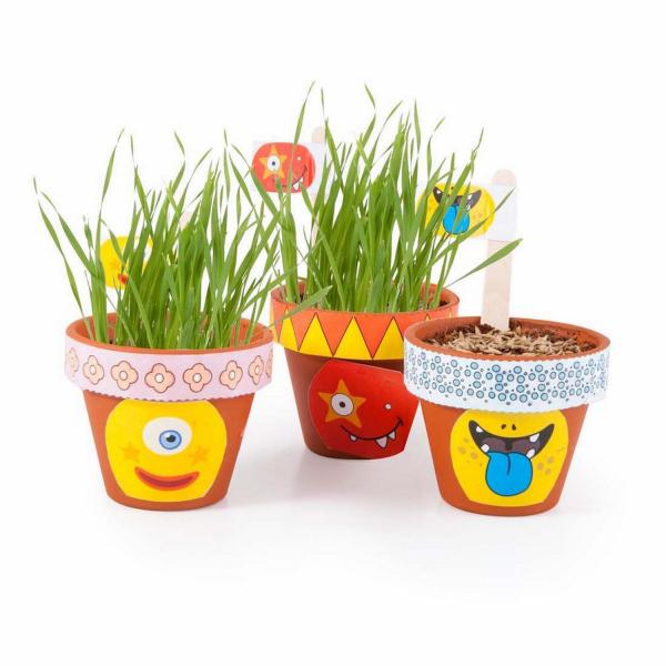 Birthday box - 10 "Little monsters" pots - To sow - RadisetCapucine-32785