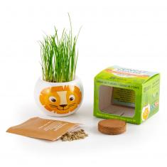 Gardening kit: Lion ceramic