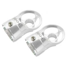 Support de moteur alu argent Pod 250 - Rakon Heli 