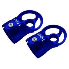 Support de moteur alu bleu Pod 250 - Rakon Heli 