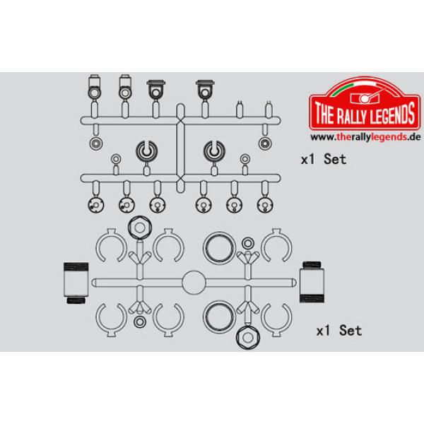 EZRL2216 Pièces d'amortisseurs Rally Legends - EZRL2216