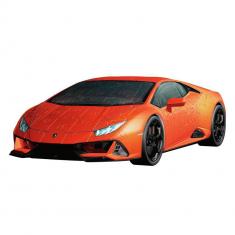 Puzzle 3D 108 piezas Lamborghini Huracán EVO (con rejilla)