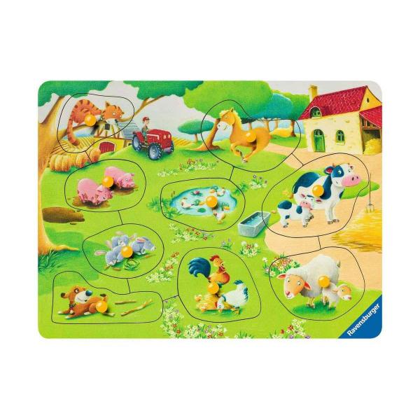 9-teiliges Steckpuzzle: der Bauernhof - Ravensburger-36837