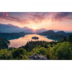 Puzzle 3000 pièces :  Lac de Bled, Slovénie