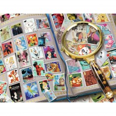 2000 Teile Puzzle: Meine Lieblings-Disney-Briefmarken