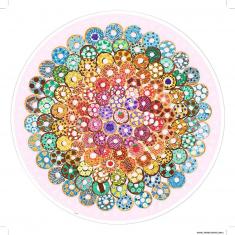 Puzzle redondo de 500 piezas: Donas (Círculo de Colores)