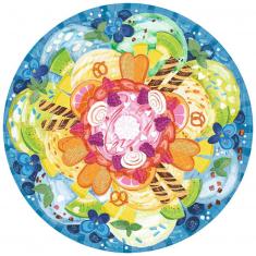 Puzzle rond 500 pièces : Crème glacée (Circle of Colors)