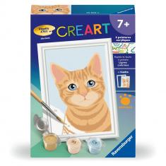 CreArt Kids 8x12cm : Chat roux 