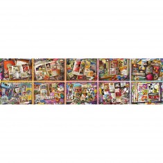 40,000 pieces puzzle: Mickey Mouse over the years