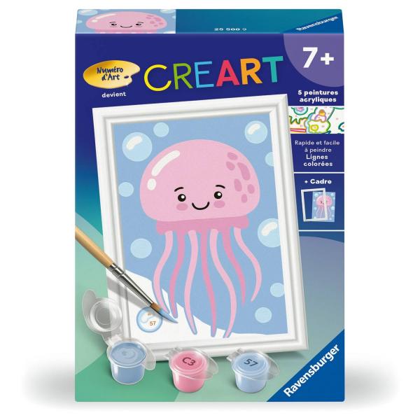 CreArt Kids 8x12cm: Jellyfish - Ravensburger-25500