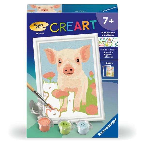 CreArt Kids 8x12cm: Cerdo - Ravensburger-25901