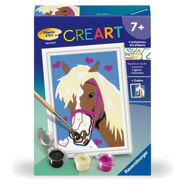 CreArt Kids 8x12cm: Caballo corazón - Ravensburger-25992