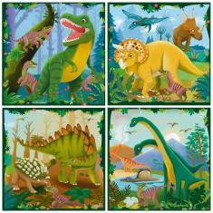 3 Puzzle Up! 4 years: Dinosaurs