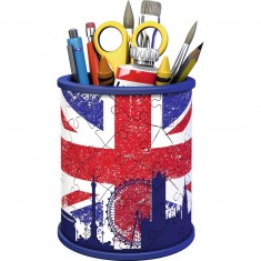 54-teiliges 3D-Puzzle: Bleistifttopf – Union Jack