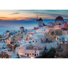 Puzzle de 1000 piezas: Noche en Santorini