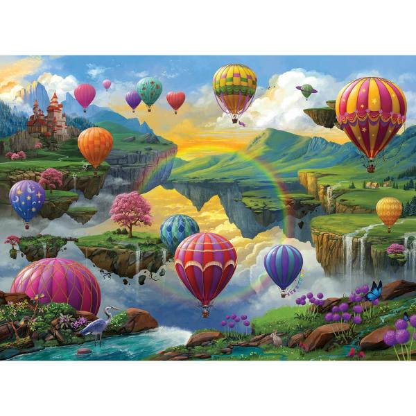 500 piece puzzle: Hot air balloon valley - Ravensburger-12001190