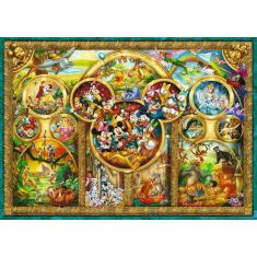 Puzzle 1000 pièces : Les plus beaux thèmes Disney