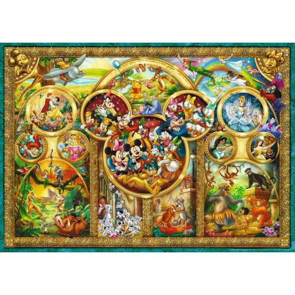 Puzzle 1000 pièces : Les plus beaux thèmes Disney - Ravensburger-12000469