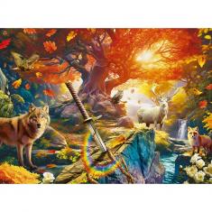 500 piece puzzle: Excalibur Forest