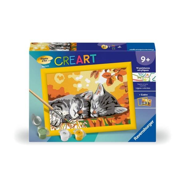 CreArt Kids 13x18cm: Dos gatitos con pañales - Ravensburger-25728