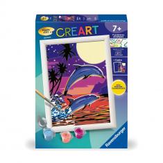  CreArt Kids 13x18cm: Verspielte Delfine