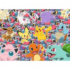 Puzzle 100 pièces XXL :  Pokémon : Prêt pour la bataille !