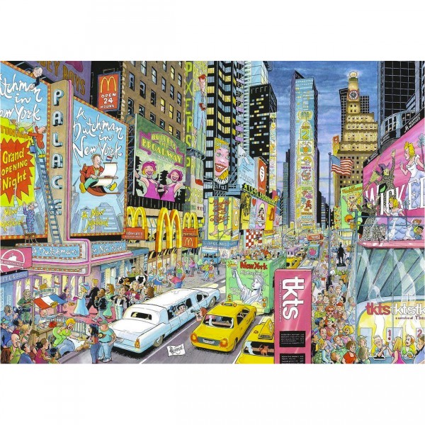 Puzzle 1000 pièces : Cities of the World : New York - Ravensburger-19732
