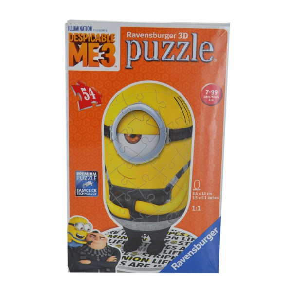 Puzzle 3D 54 pièces : Moi, Moche et Méchant 3 : Stuart - Ravensburger-11671