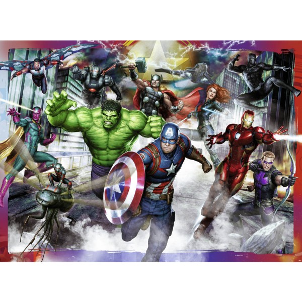 100 pieces XXL puzzle: Avengers: The greatest heroes - Ravensburger-10771