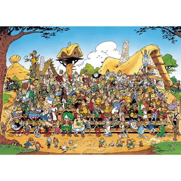 1000 pieces puzzle - Asterix and Obelix: Family photo - Ravensburger-15434