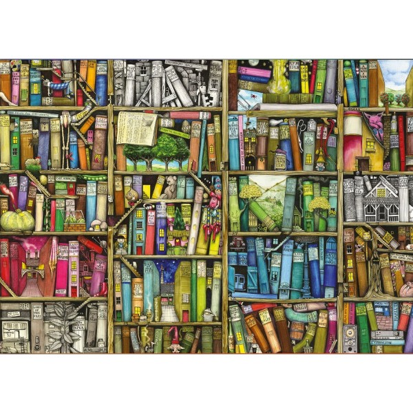 1000 pieces puzzle: Magic library - Ravensburger-19137