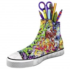 108 piece 3D puzzle: Graffiti Sneaker Shoe