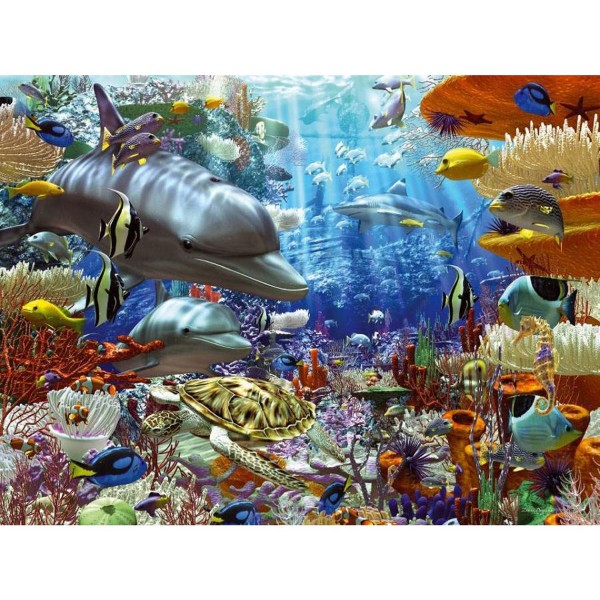 3000 pieces Jigsaw Puzzle - Underwater life - Ravensburger-17027