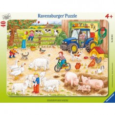 40 pieces puzzle - On the farm
