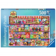 500 piece puzzle: Confectionery store