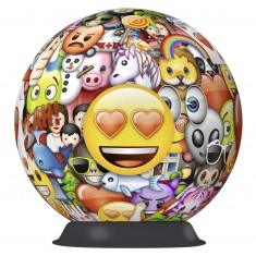 72 pieces puzzle ball: Emoji