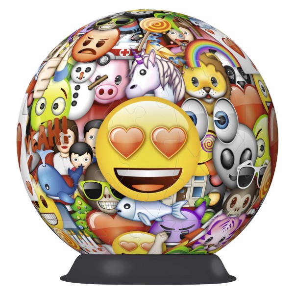 Bola de rompecabezas de 72 piezas: Emoji - Ravensburger-12198