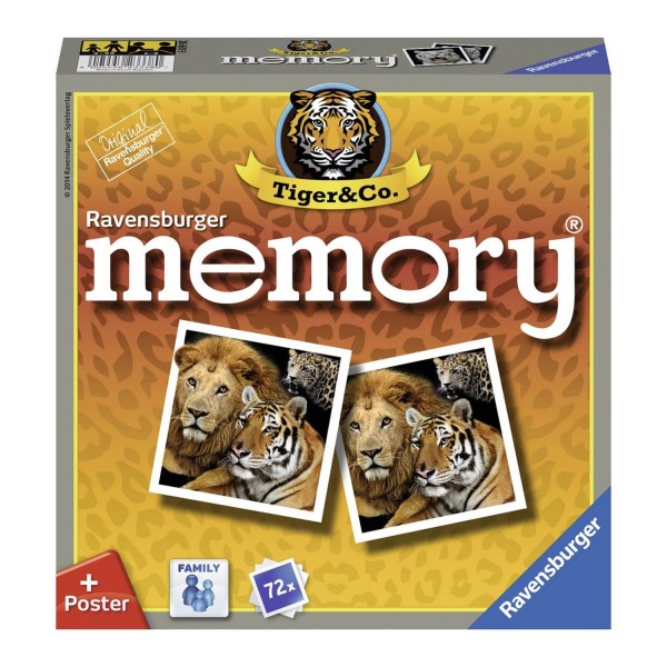 Grand Memory : Tigers & Co - Ravensburger-26631