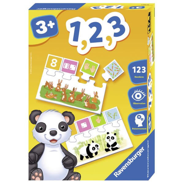 I'm learning numbers: 1, 2, 3 - Ravensburger-24045