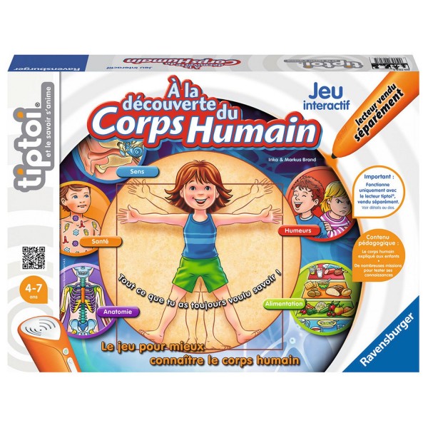 Jeu électronique Tiptoi : A la découverte du corps humain - Ravensburger-00703