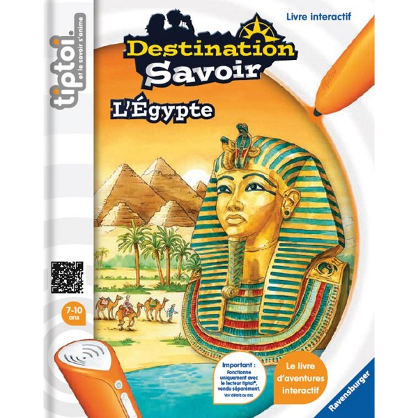 Livre électronique Tiptoi Destination Savoir : L'Egypte - Ravensburger-00594