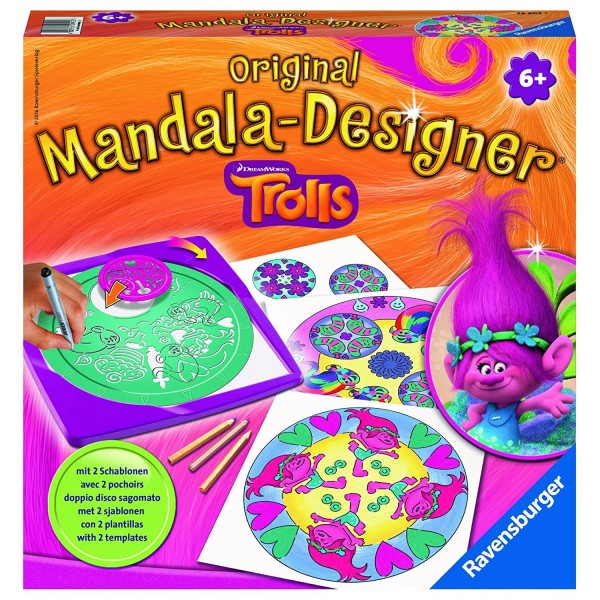Mandala Designer Original 2 en 1 : Les Trolls - Ravensburger-29902